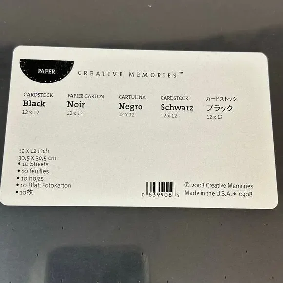 NEW Lot 3 Creative Memories Paper Packs 12X12 Pink Black White 30 Sheets Total - Picture 5 of 6